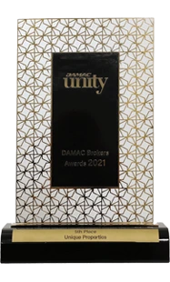DAMAC Q4 Unity Top Performing Award 2021
